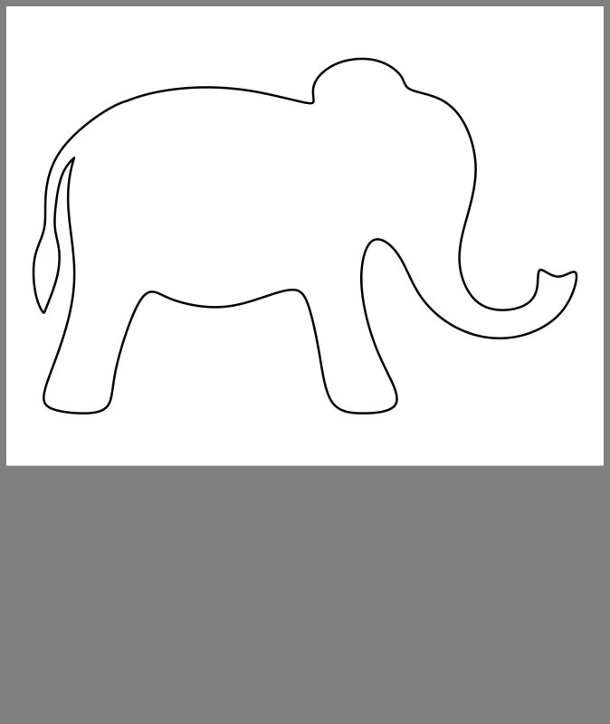 Трафареты животных