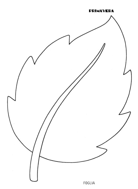 Трафареты листиков для цветов