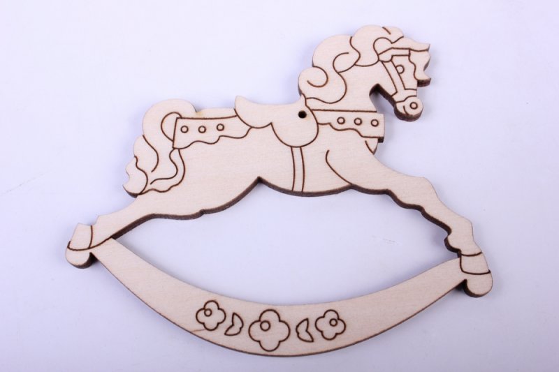 Лошадка качалка трафарет