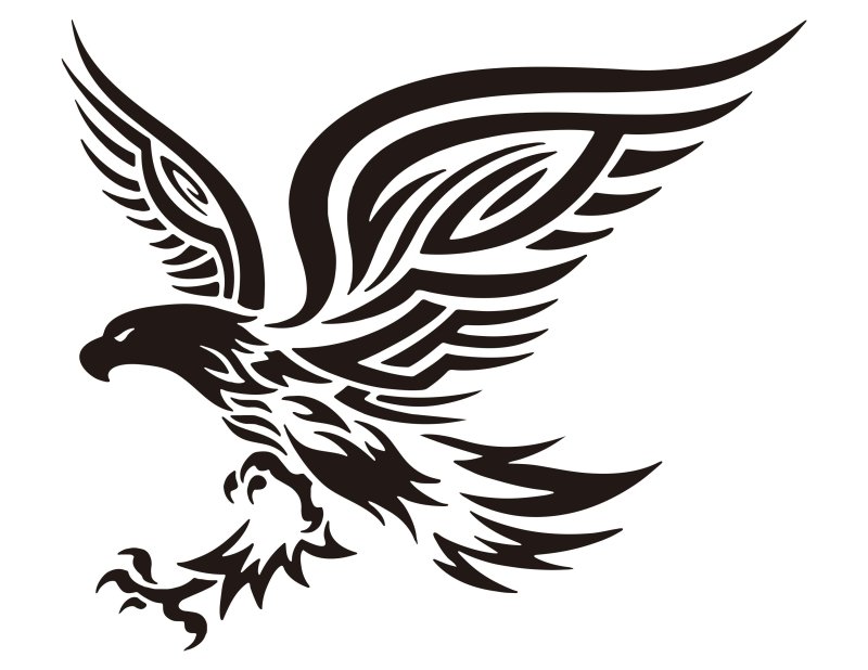 Тату Сокол трайбл