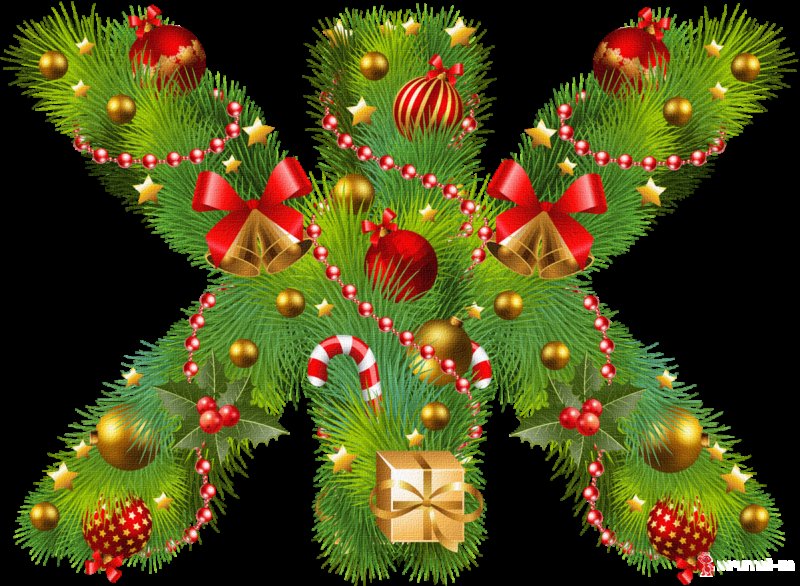 Красивые новогодние буквы