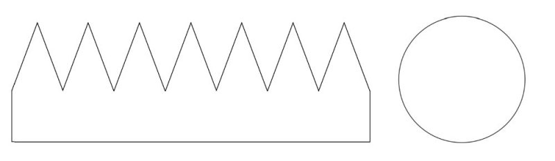 Трафарет короны из фоамирана