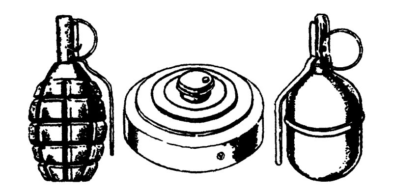Мины и гранаты