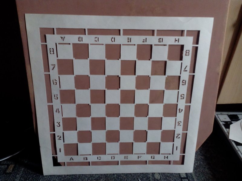 Готовая шахматная доска