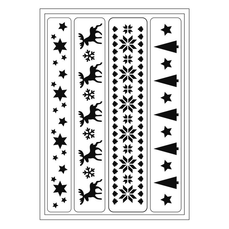 Трафарет "бордюр"