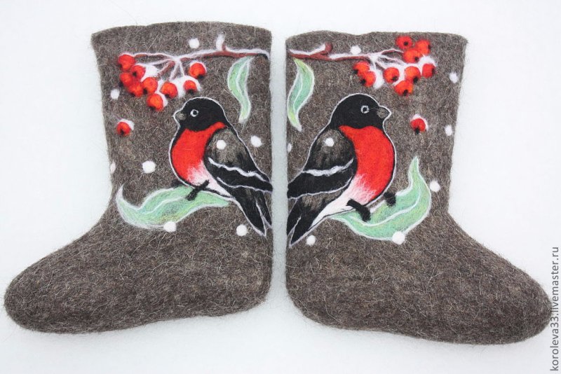 Дети в валенках