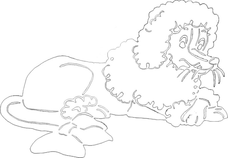 Вытынанка Артемон для вырезания