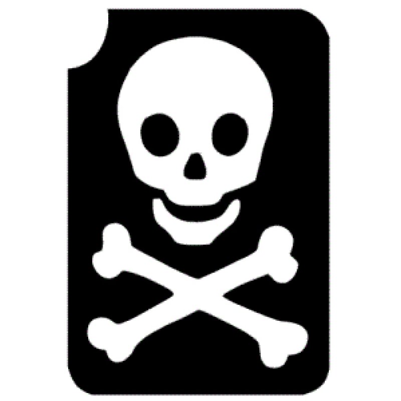 Череп для костюма пирата