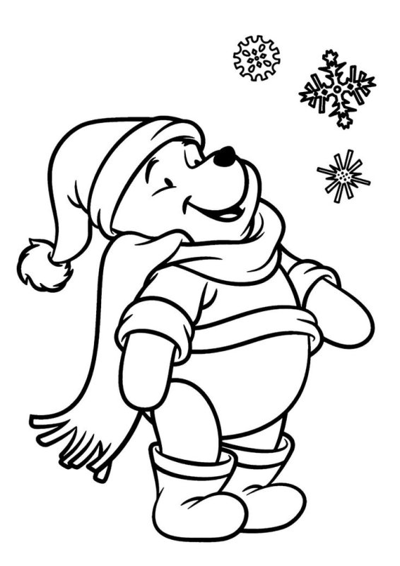 Новогодние рисунки мультяшные