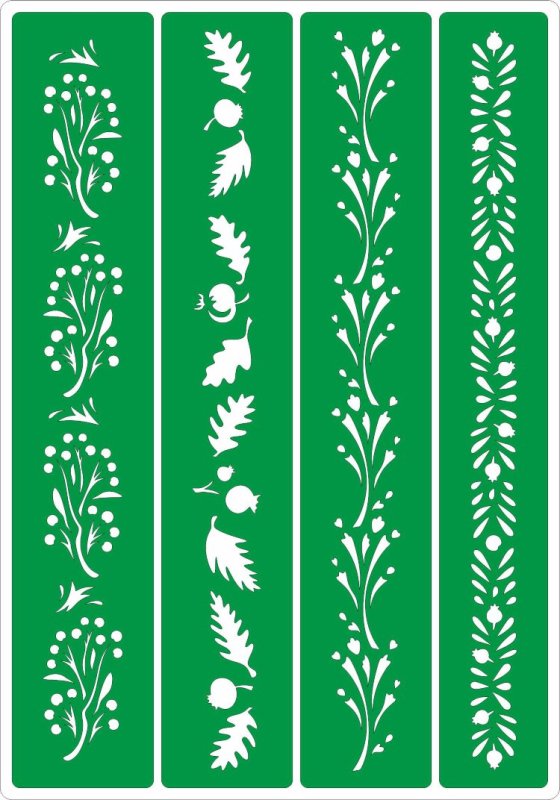 Трафарет на клеевой основе