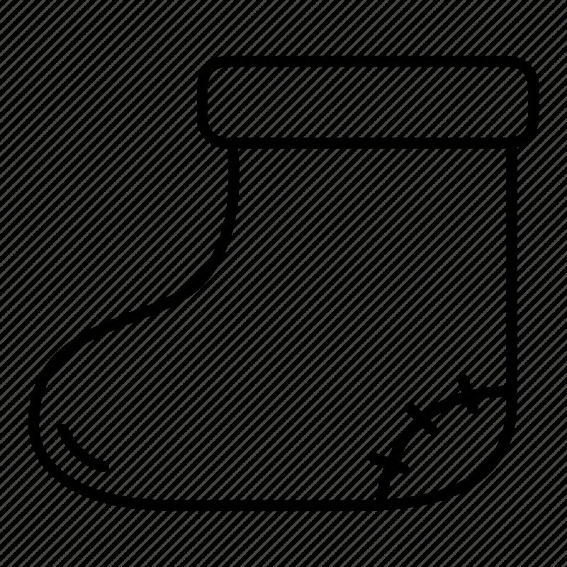 Трафарет валенки для детей