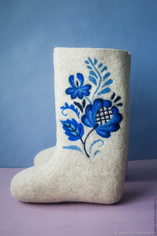 Валенки Гжель