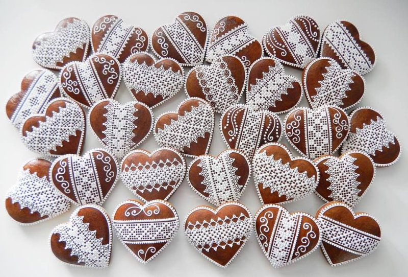 Имбирные пряники расписные пряник