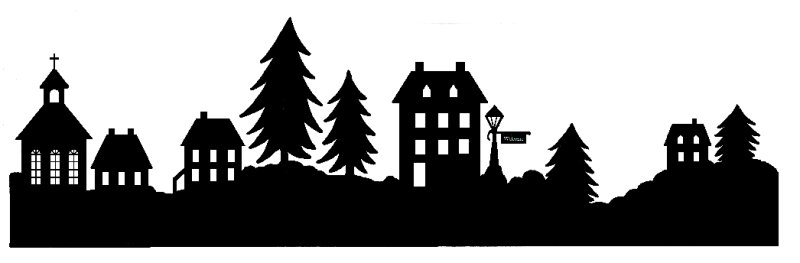 Силуэт деревни