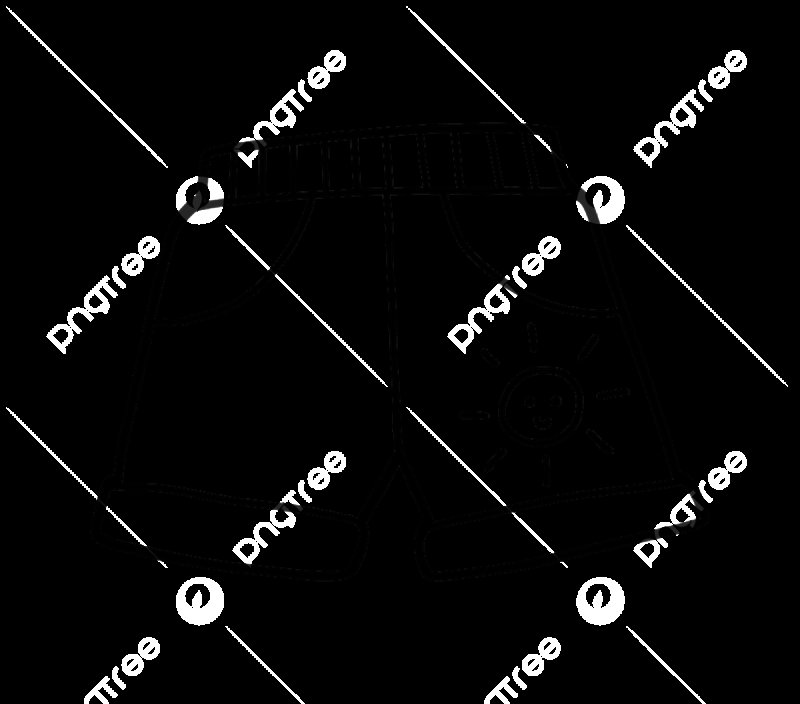 Шорты раскраска для детей