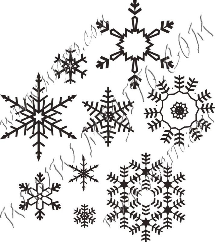 Узоры для выжигания снежинки