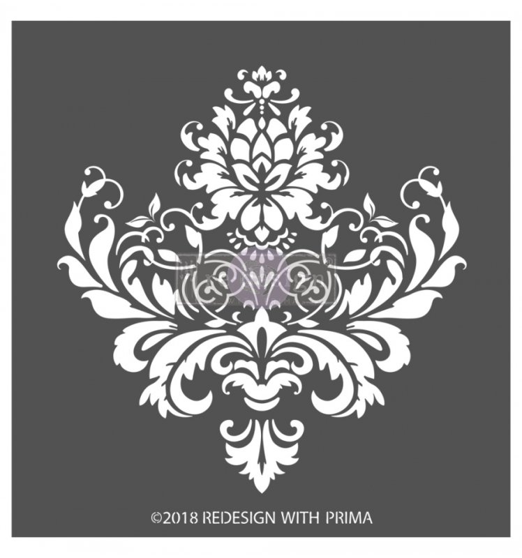 Трафаретные узоры на мебели