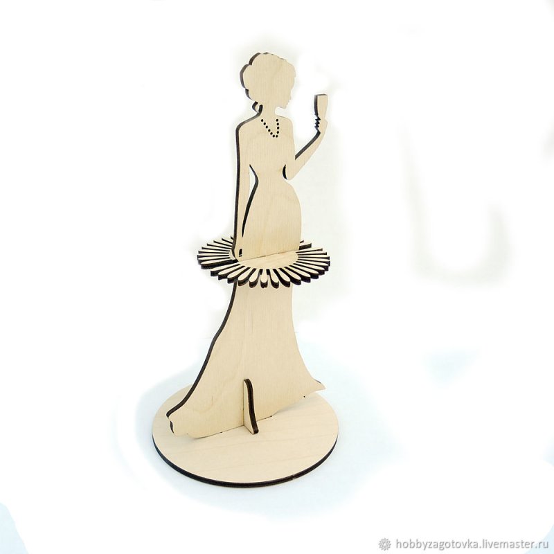 Деревянная заготовка салфетница