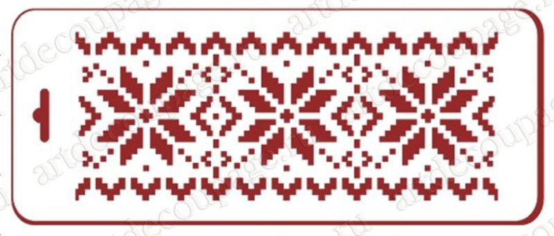 Белорусский орнамент в полосе