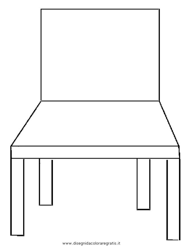 Стул рисунок