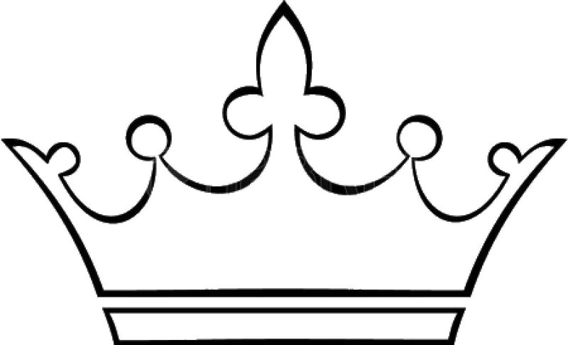 Корона для раскрашивания