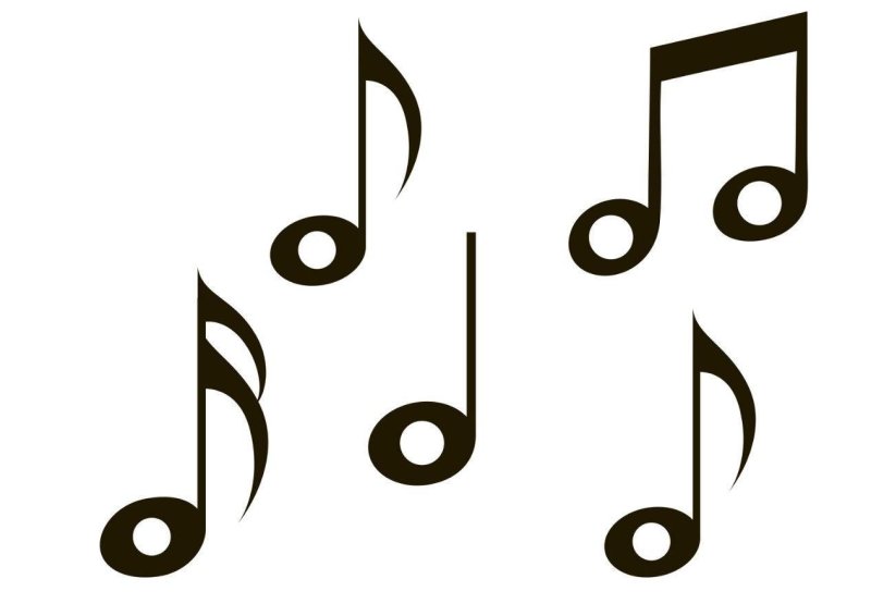 Ноты трафарет