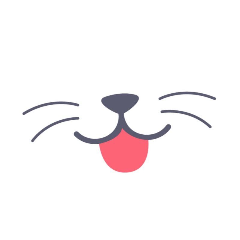 Кошачий нос с усами