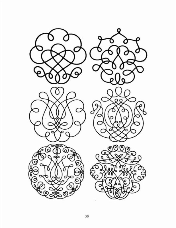 Схемы для джутовой филиграни