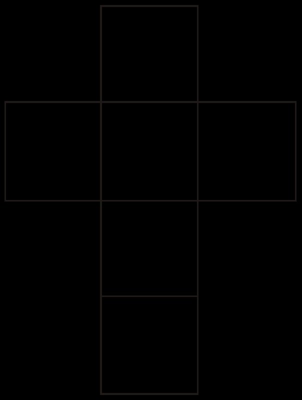 Куб развертка Куба