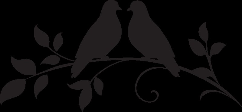 Силуэт птицы