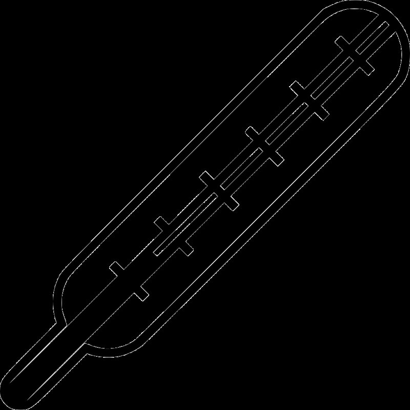 Термометр ртутный вектор