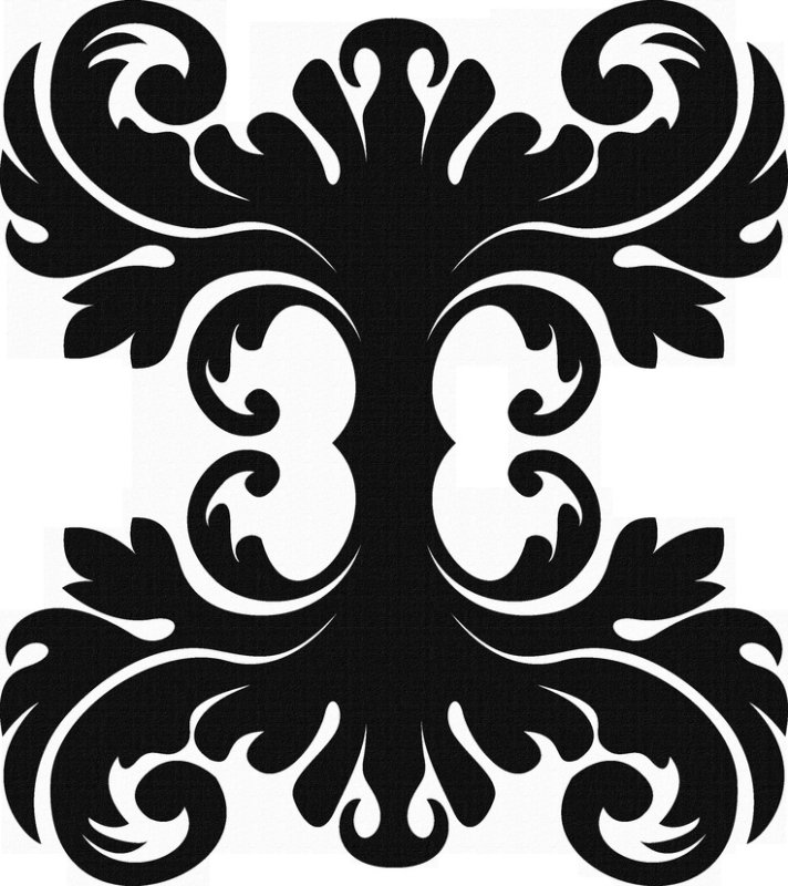 Орнамент трафарет