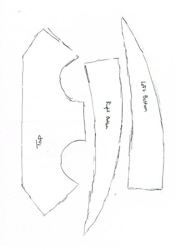 Маска чумного доктора схема