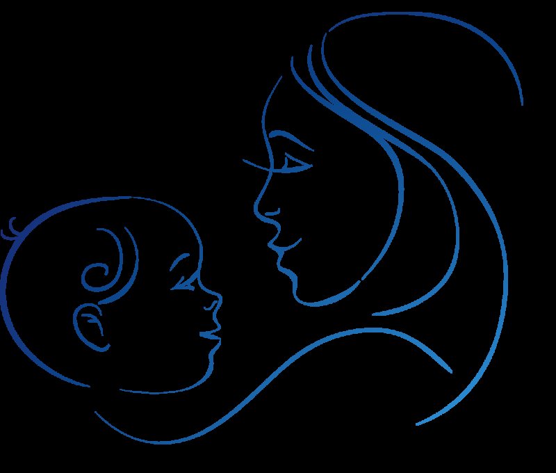 Мама с ребенком рисунок карандашом