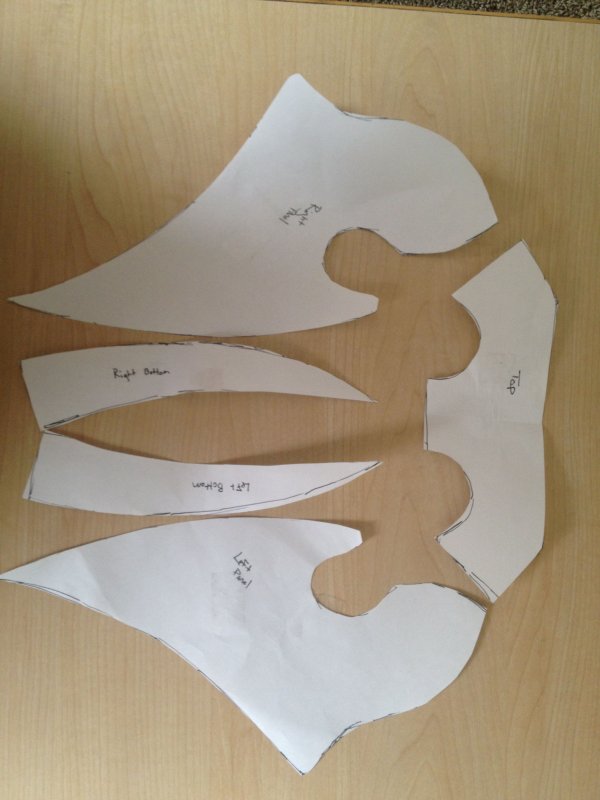 Маска чумного доктора схема