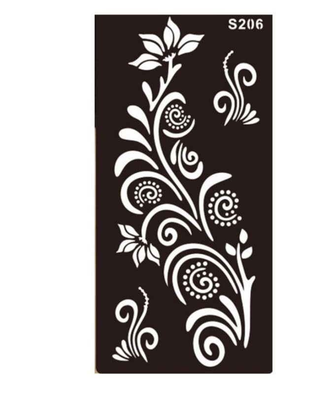 Трафареты для рисования хной