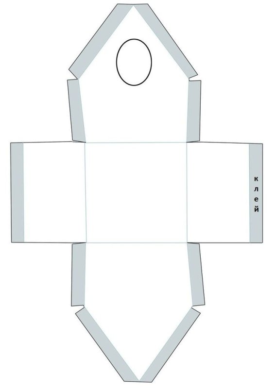 Кормушка для птиц из бумаги шаблон