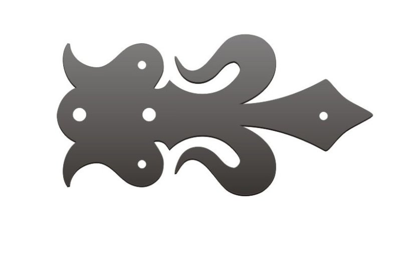 Кованые петли, жиковины