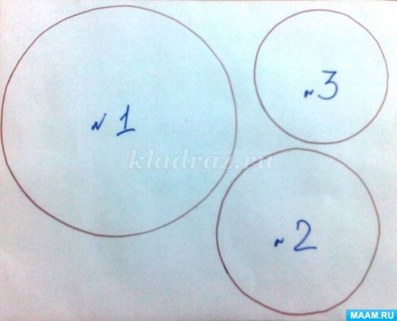Кружок аппликация