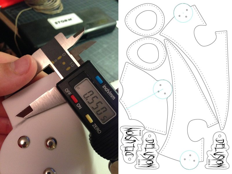 Макет маски чумного доктора