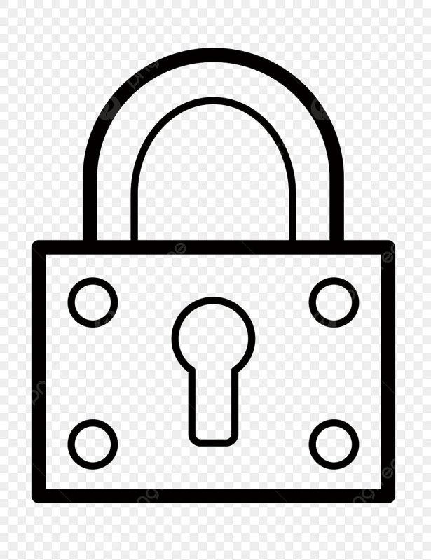 Замок навесной рисунок