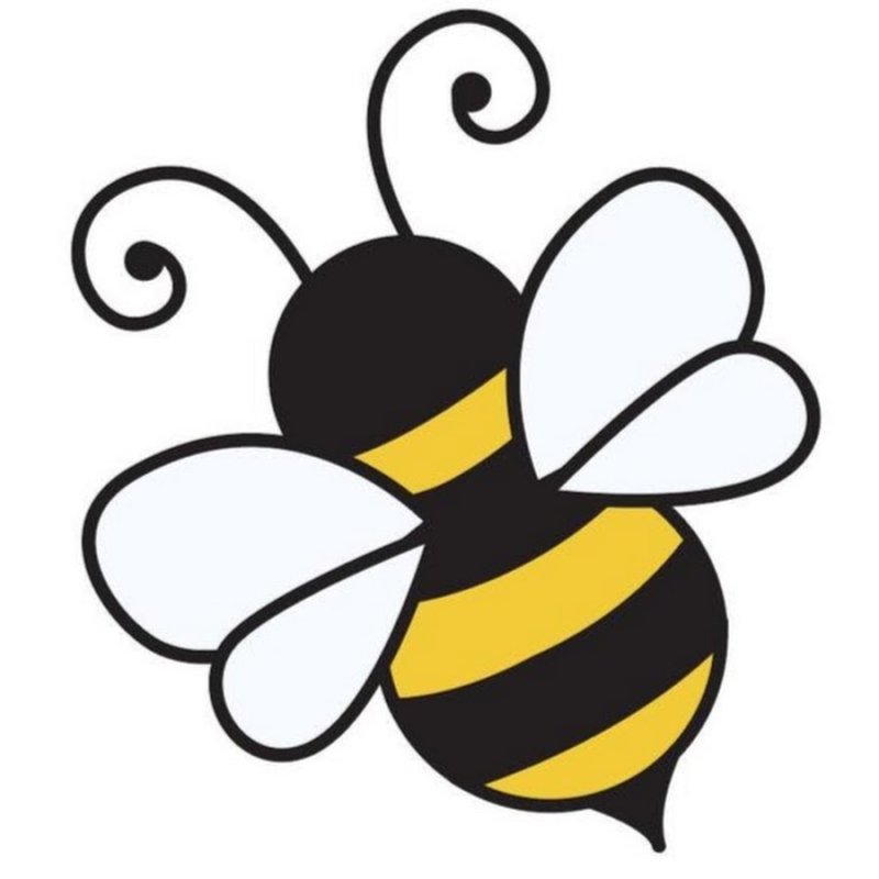 Трафарет пчелки