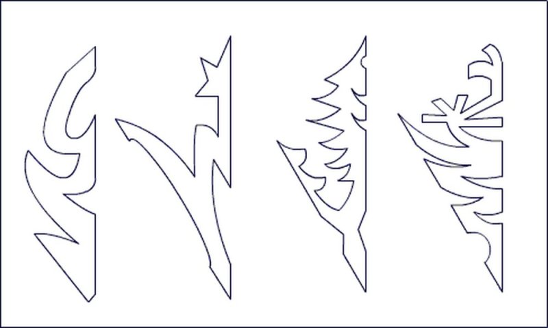 Снежинки из бумаги трафареты для вырезания