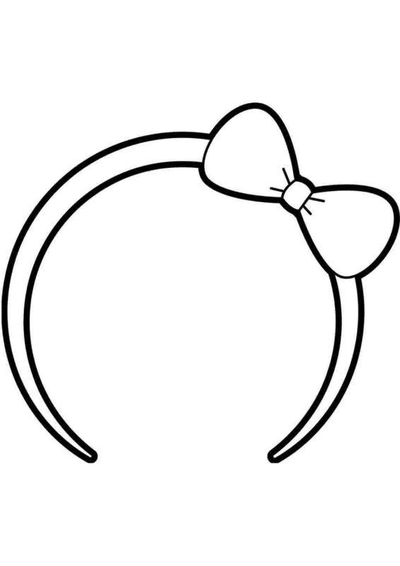 Раскраска заколка для волос