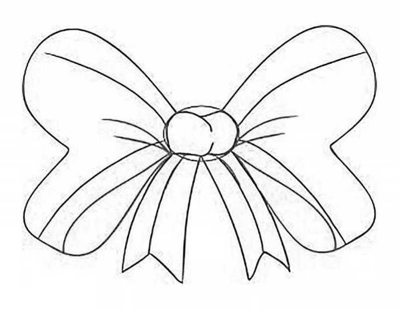 Бантик рисунок
