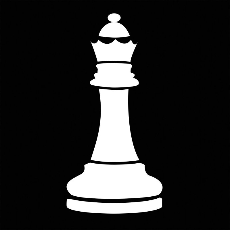 Шахматная фигура ферзь раскраска