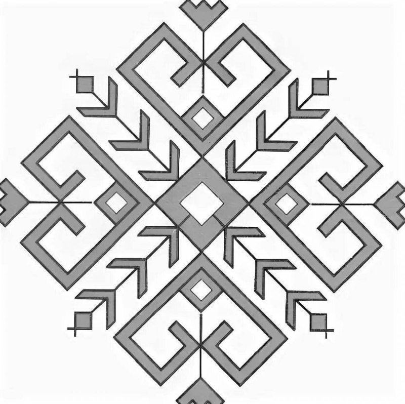 Чувашский узор Кеске