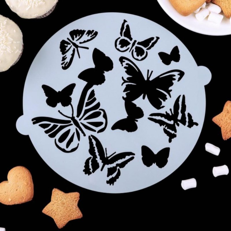 Трафарет для посыпки торта