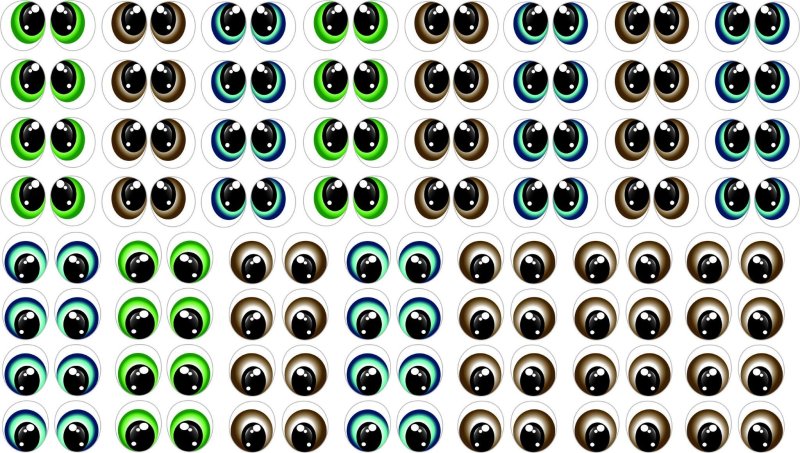 Кошачьи глазки для поделок