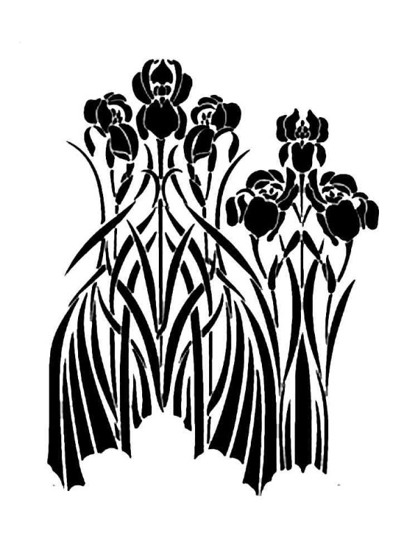 Трафареты в стиле арт нуво